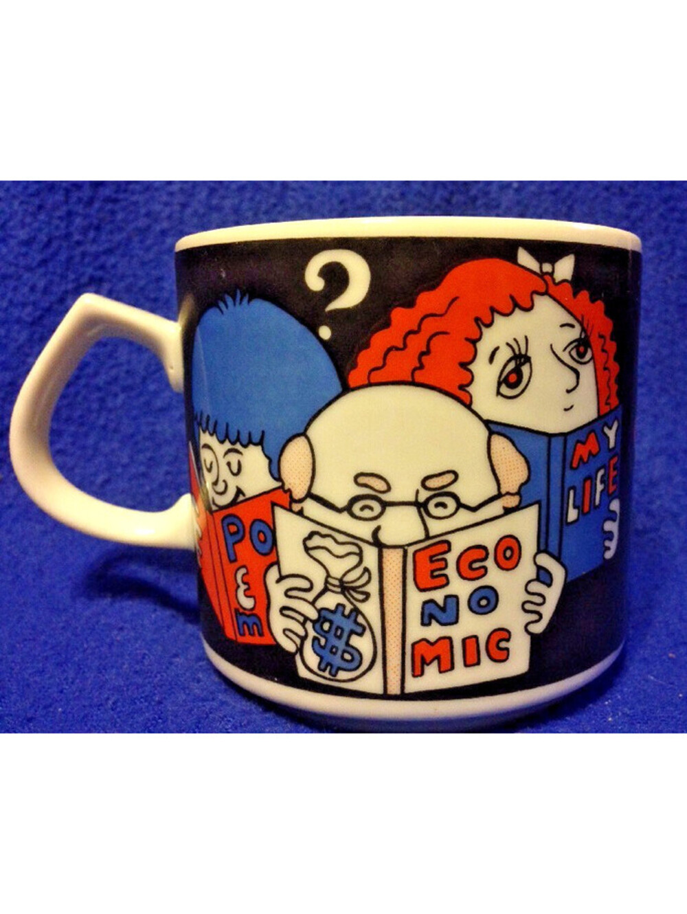 POP POP Art Coffee Mug Cartoon Economic Love Comic Reading Books Japan
